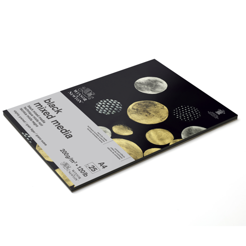 Winsor & Newton Carta Nera - Blocco 200G - A4 - 25F