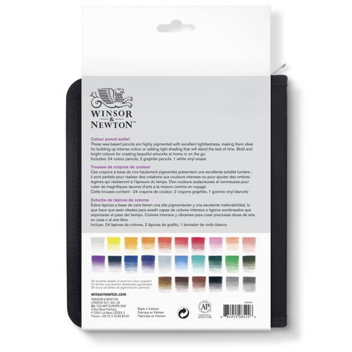 Winsor & Newton Studio Collection - Astuccio 24 Matite Colorate