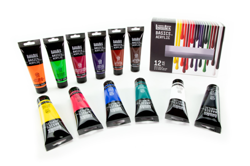 Liquitex Basics Acrylic Colour Set 12x118ml