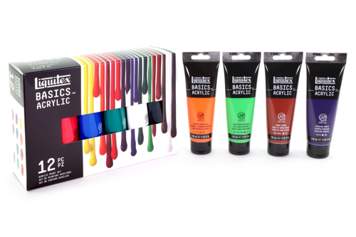 Liquitex Basics Acrylic Colour Set 12x118ml