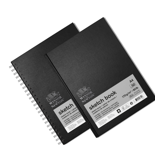 Winsor & Newton Carta Schizzo - Taccuino Da Viaggio 170G - A5 - 50F