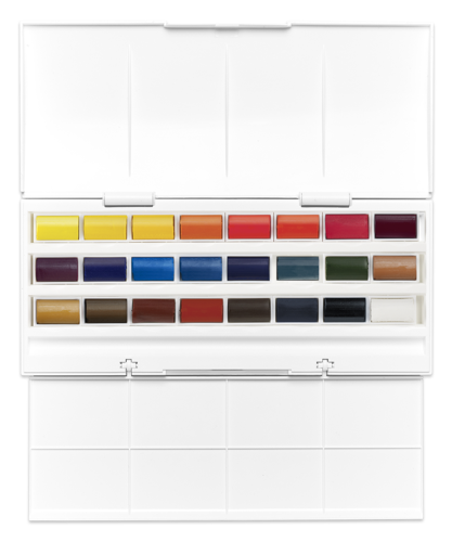 Winsor & Newton Cotman Acquarello Cotman Confezione Studio - 24 Godet