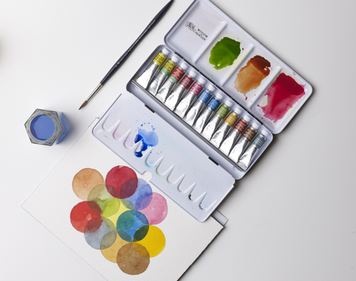 Winsor & Newton Professional Water Colour Travel Tin - 12 Tubi Da 5ml