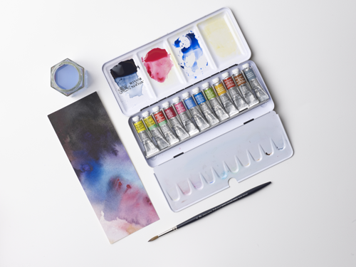 Winsor & Newton Professional Water Colour Travel Tin - 12 Tubi Da 5ml