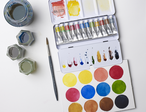 Winsor & Newton Professional Water Colour Travel Tin - 12 Tubi Da 5ml