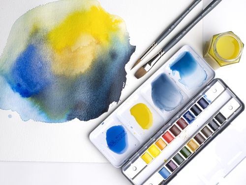 Winsor & Newton PWC Travel Tin - 18 Mezzi Godet (Puo Contenere 24 Mezzi Godet)