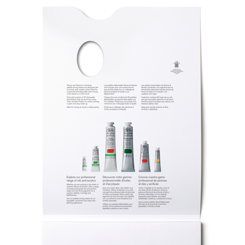 Winsor & Newton Carta Tavolozza Usa e Getta
