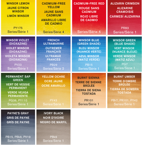 Winsor & Newton Professional Water Colour Scatola plastoica compartta