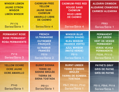 Winsor & Newton Professional Water Colour Travel Tin - 12 Tubi Da 5ml