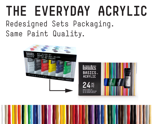 Liquitex Basics Colori Acrilici Set 24x22ml