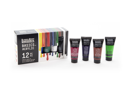 Liquitex Basics Colori Acrilici Set 12x22ml