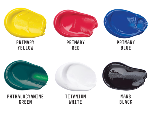 Liquitex Basics Colori Acrilici - Set 6x22ml - colori primari