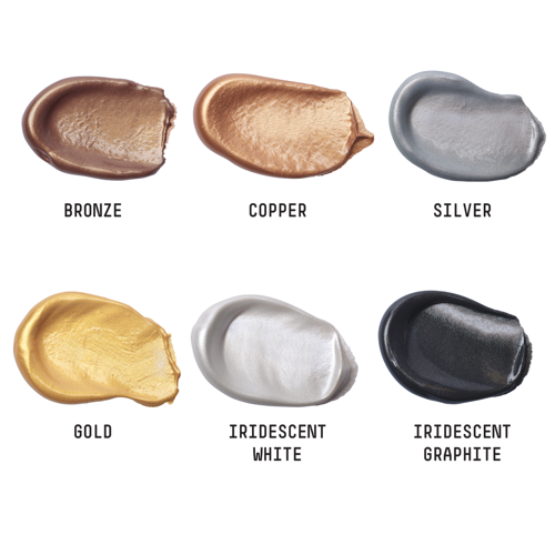 Liquitex Basics Acrylic - 6x118ml colori metallici e iridescenti