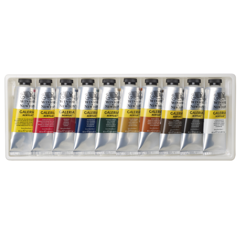 Winsor & Newton Acrilico Galeria Set 10x60ml