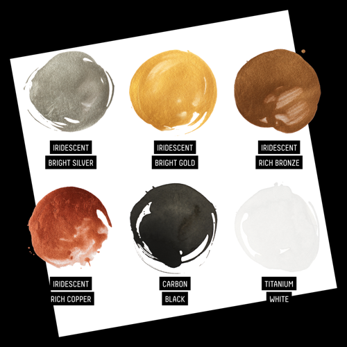Liquitex Inchiostro Acrilico Professional Set 6x30 ml Colori Metallici