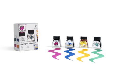 Winsor & Newton Assortimento 4 Flaconi - Toni Ricchi