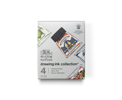Winsor & Newton Assortimento 4 Flaconi - Toni Vibranti