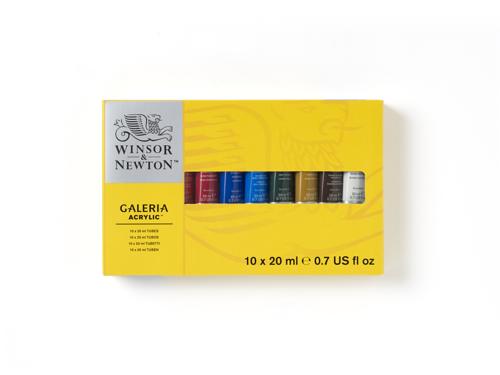 Winsor & Newton Acrilico Galeria Set 10x20ml