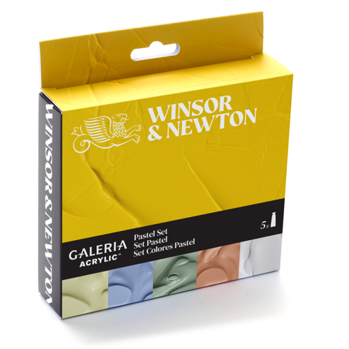 Winsor & Newton Galeria Acrilico Set Tubi 5x60ml Colori Pastel