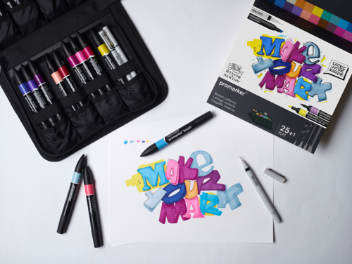 Winsor & Newton Promarker Set Misto Modern Lettering - Astuccio