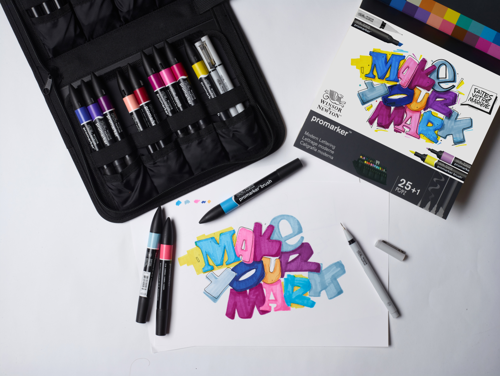 Winsor & Newton Promarker Set Misto Modern Lettering - Astuccio