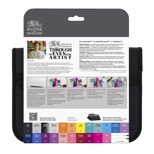 Winsor & Newton Promarker Set Misto Modern Lettering - Astuccio