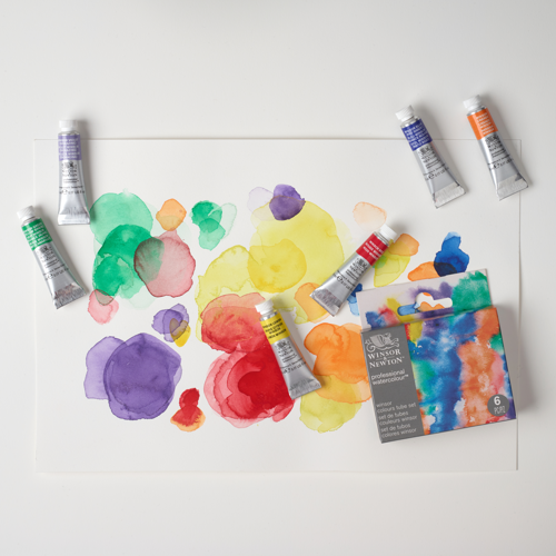 Winsor & Newton Professional Watercolour Set Tubi 6x5ml Colori Winsor