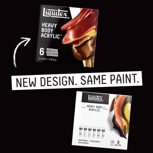 Liquitex Professional Heavy Body Acrylic set 6x59ml Iridescenti