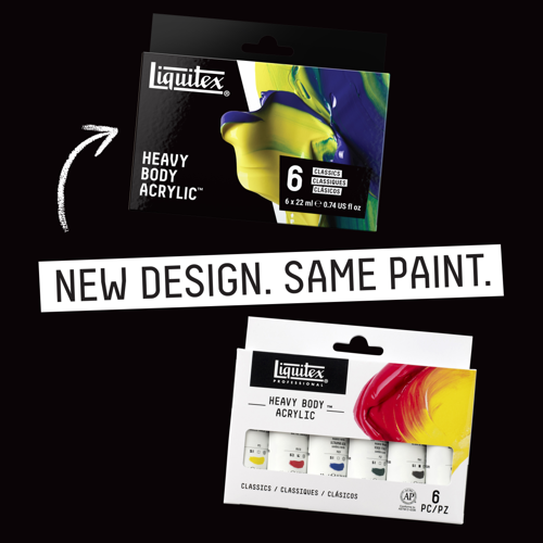 Liquitex Acrilico Heavy Body Set 6x22ml Colori Classici
