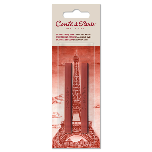 Conté à Paris Conté à Paris Carre Esquisse Blister de 2 Sanguine XVIII