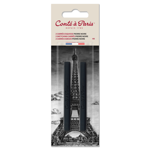 Conté à Paris Conté à Paris Carre Esquisse Blister de 2 Noir HB