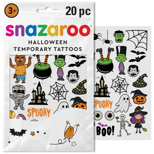 Snazaroo Tatuaggi Temporeani Halloween "Allegri"