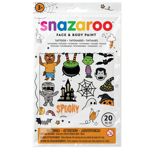 Snazaroo Tatuaggi Temporeani Halloween 
