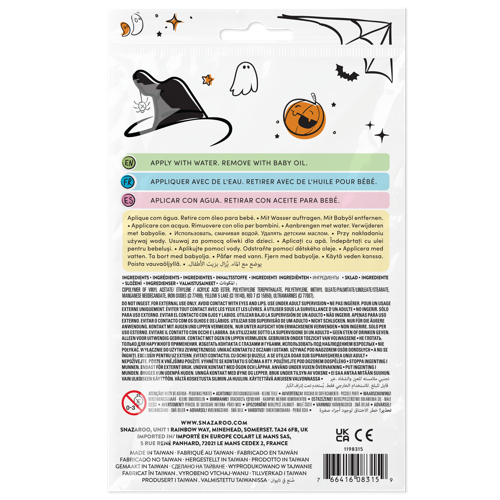 Snazaroo Tatuaggi Temporeani Halloween 