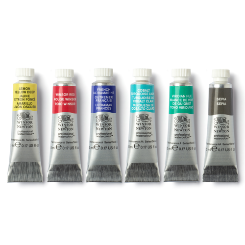 Winsor & Newton Professional Watercolour Set 6x5ml Urban Sketching