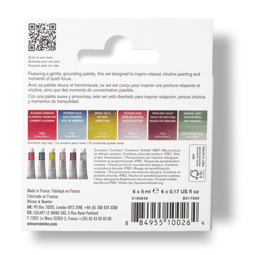 Winsor & Newton Professional Watercolour Set 6x5ml Mindful