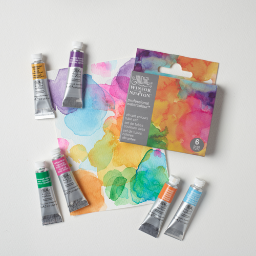 Winsor & Newton Professional Watercolour Set 6x5ml Colori Vibranti