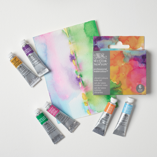 Winsor & Newton Professional Watercolour Set 6x5ml Colori Vibranti