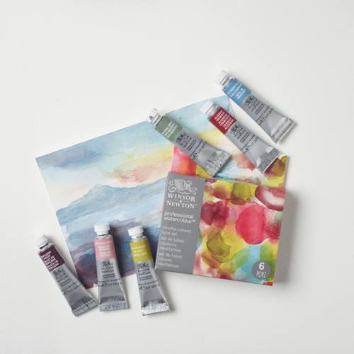 Winsor & Newton Professional Watercolour Set 6x5ml Mindful