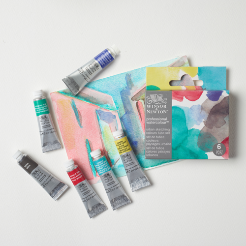 Winsor & Newton Professional Watercolour Set 6x5ml Urban Sketching