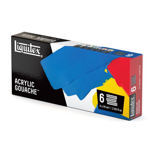 Liquitex Tempera Professionale Set 6x59ml Colori Primari