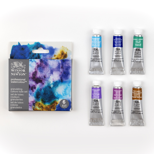 Winsor & Newton Professional Watercolour Set Tubi 6x5ml Granulation