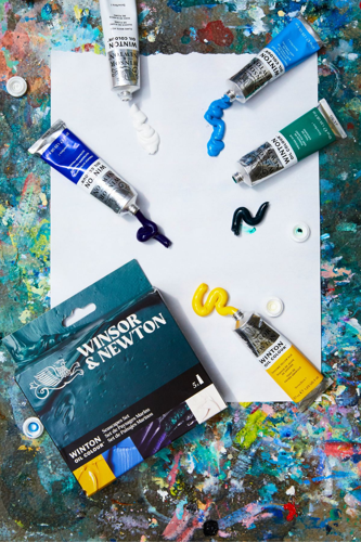Winsor & Newton Winton Olio Set Tubi 5x37ml Colori Paesaggi Marini