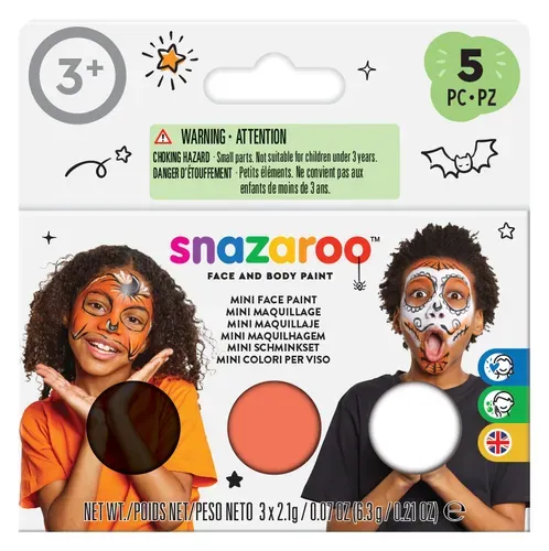 Snazaroo Kit a tema Halloween - Giorno dei Morti e Zucca
