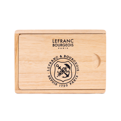 Lefranc Bourgeois Acquarello Fine - Confezione Legno 12 Mezzi Godet