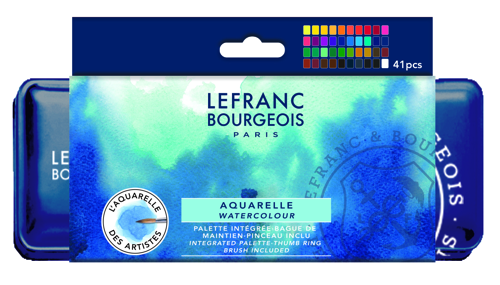 Lefranc Bourgeois Acquarello Fine - Scatola 40 Mezzi Godet