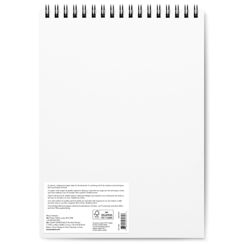 Winsor & Newton Tecniche Miste Blocco A Spirale 250G - 22,9X30,5 Cm - 30F