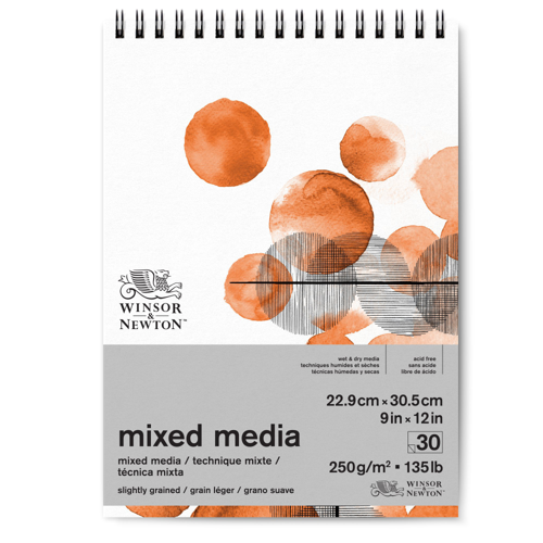 Winsor & Newton Tecniche Miste Blocco A Spirale 250G - 22,9X30,5 Cm - 30F