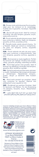 Lefranc Bourgeois Enfants - Pennelli Pony N°4/10/16