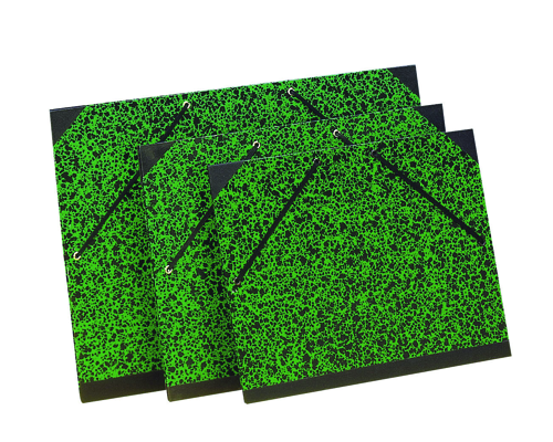 Lefranc Bourgeois - Cartella Porta Disegni 33x26 Verde Ad Elastici